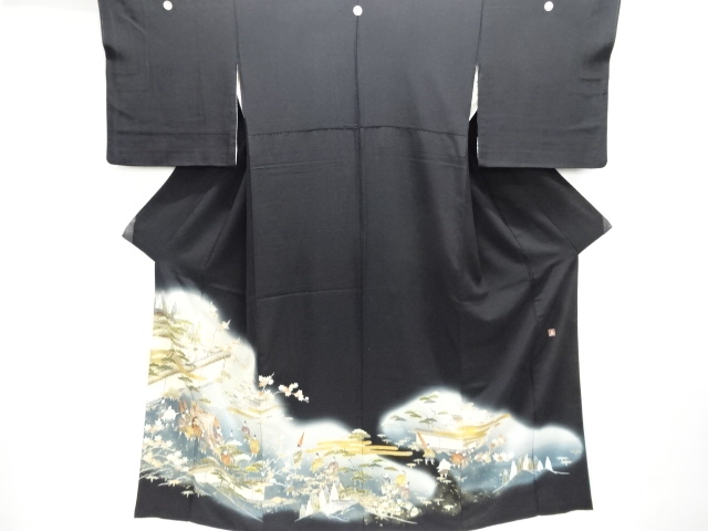 JAPANESE KIMONO / TOMESODE / JUKO-ORI / PEOPLE IN THE PAST / ARTIST WORK